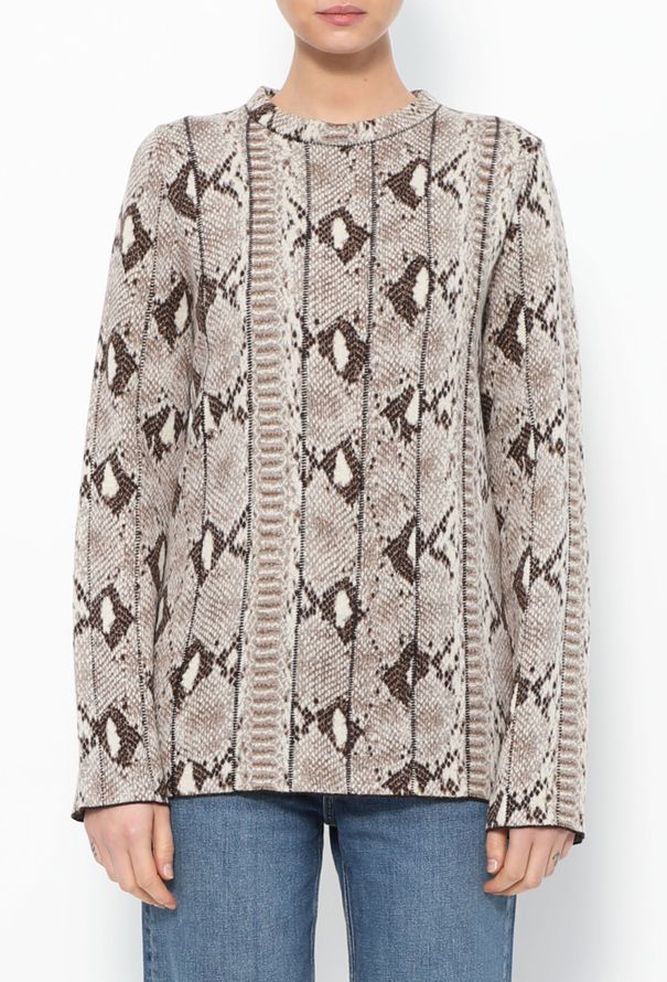 Chloé F/W 2011 Snake Print Sweater - 1